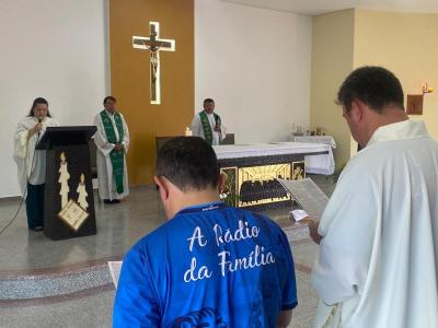 Festa em Louvor a SÃ£o SebastiÃ£o em Campo do Bugre Marcou Encerramento do Ciclo do Padre Edinaldo Mendes